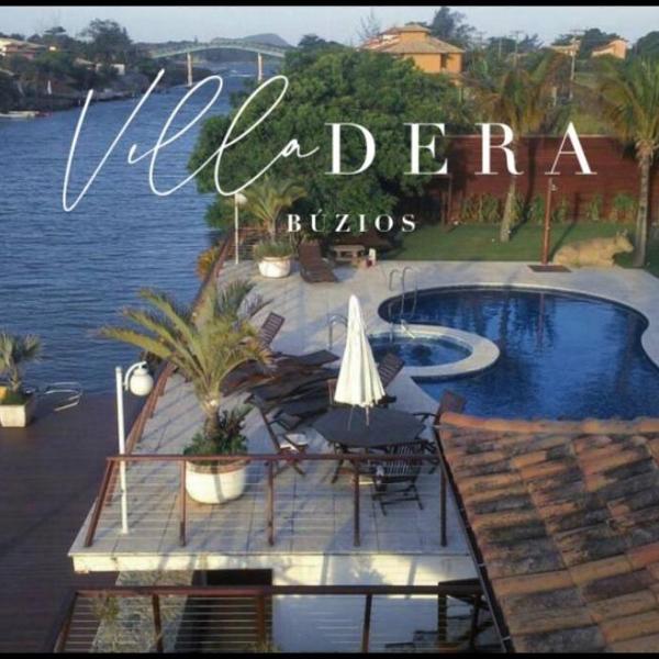 Villa Dera Búzios Casa frente canal com deck privativo 7 quartos piscina spa e lazer completo