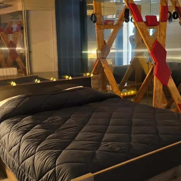 T2 Chambre Miroir jardin et parking privé Marseille、マルセイユのホテル
