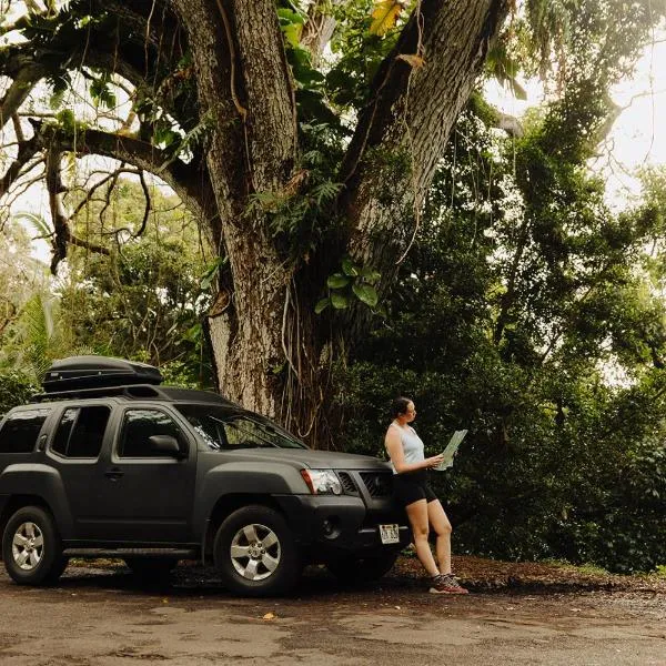 Budget Hack Maui SUV camping, hotel in Kahului