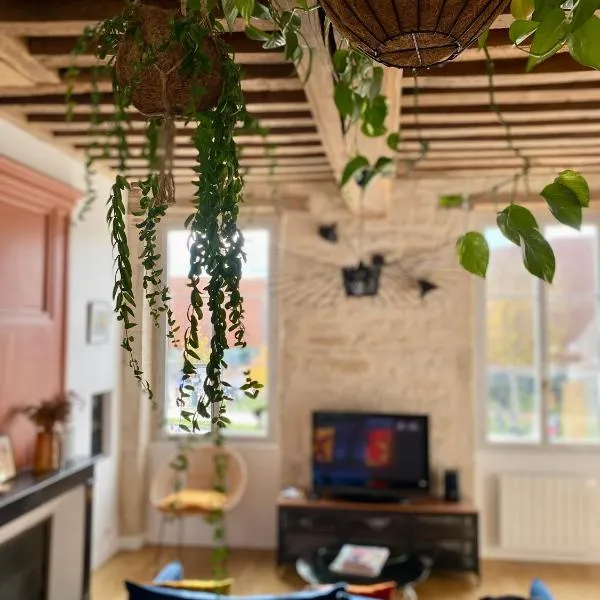 Les Jardins de La Cité 60m2 et parking gratuit โรงแรมในดีจอง