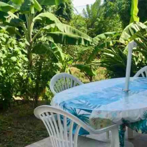 Pied-à-terre avec grand jardin, au Calme, 10min des plages, Parking gratuit, hotel di Sainte-Anne