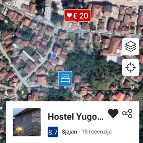 Hostel Yugoslavija 1, hotel v destinácii Aleksandrovac