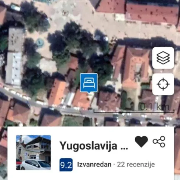 Yugoslavija 2 centar, hotel en Aleksandrovac