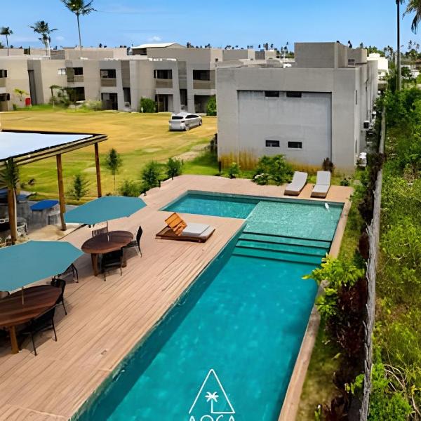 Apto Completo no Villas Patacho com Varanda Privativa, pertinho da Praia do Patacho
