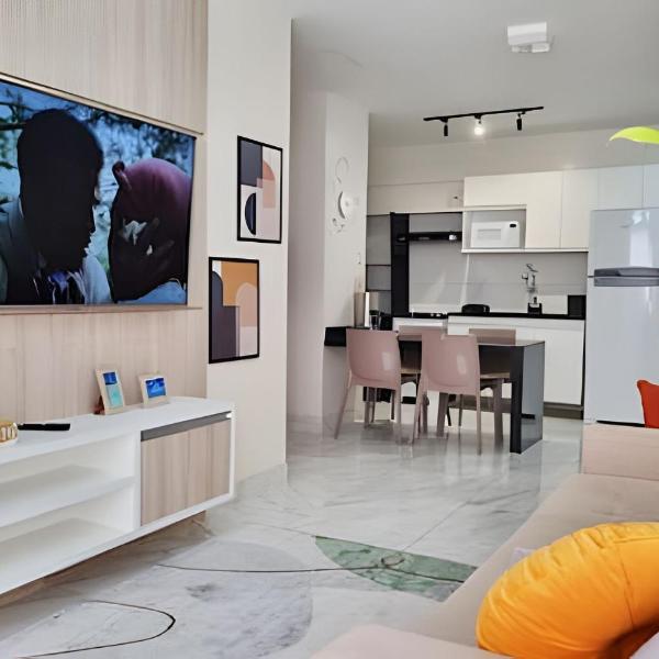 Apê Moderno Completo: Ar, Wi-Fi, Academia, Piscina