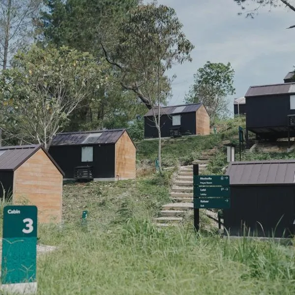 Bobocabin Kaldera, Toba, hotel v destinaci Parmonangan