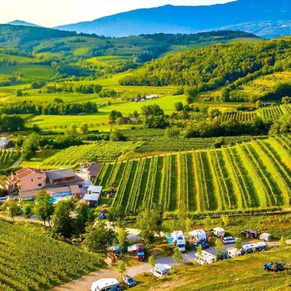 Saxida Wine & Camping Resort Pitches, hotel in Dornberk