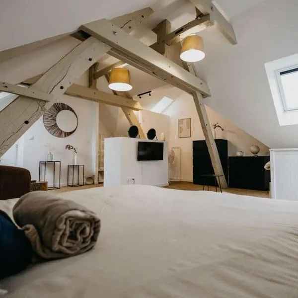 Loft lumineux ! wifi à 20min de Rennes, hotel v destinaci Bain-de-Bretagne