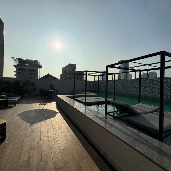 O1918 Sua casa na Vila Olimpia com piscina e academia e ar condicionado - Foto 4