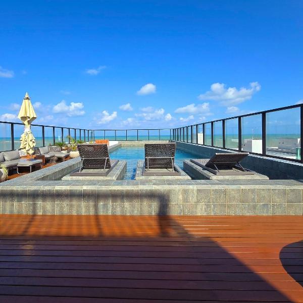 Jardim Oceania c/ Piscina e Pertinho do Mar