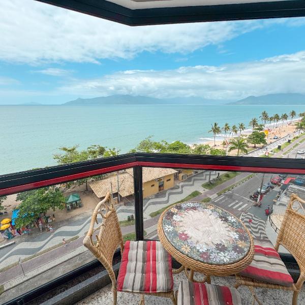 Apt Pé na Areia - Praia Martim de Sá - Espaço Gourmet na Varanda e Piscina