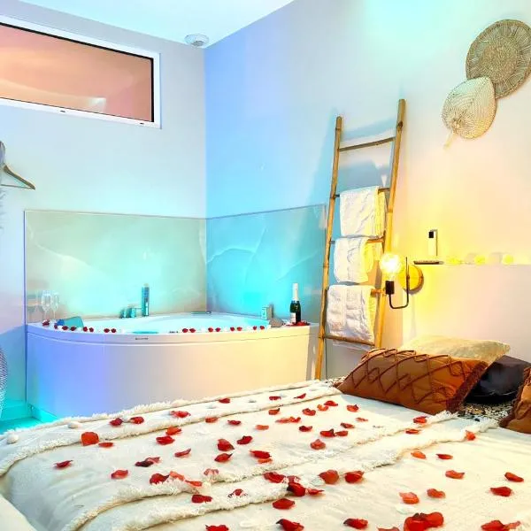 The Pearl - Jacuzzi - Cinéma - Patio - Parking, hotel in Le Havre