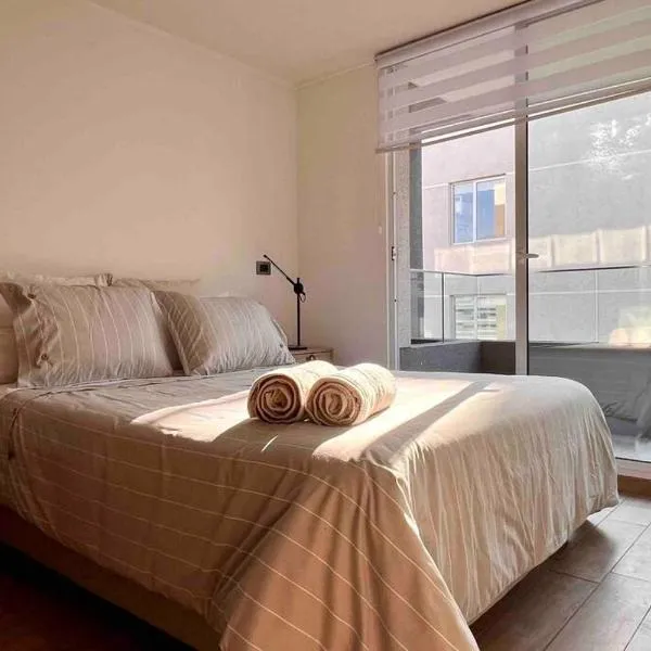 Departamento totalmente equipado en Las Condes con aire acondicionado, hotel v destinaci Santiago