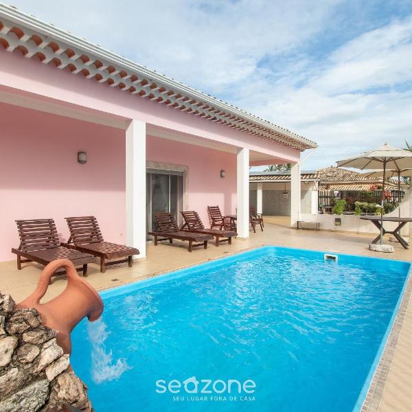 Casa c/ piscina 350m Praia de Taperapuan RUD0047