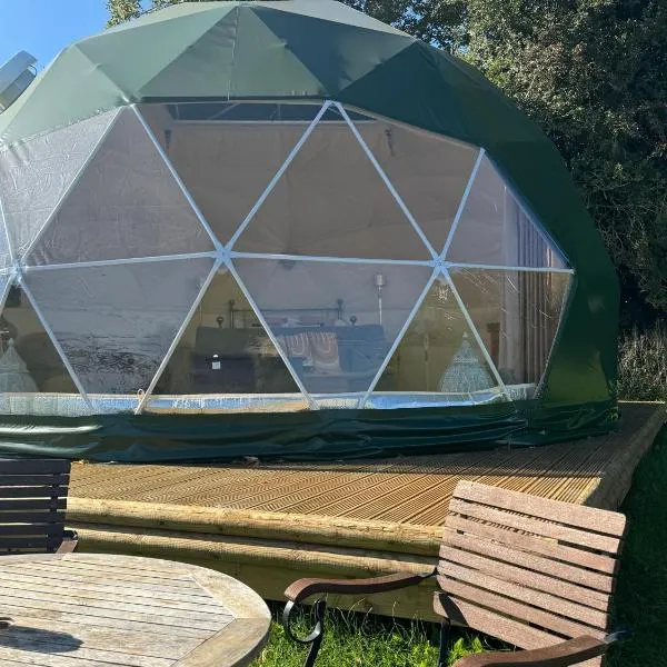 Star gazing Dome with log burner, hotel v destinaci Horspath