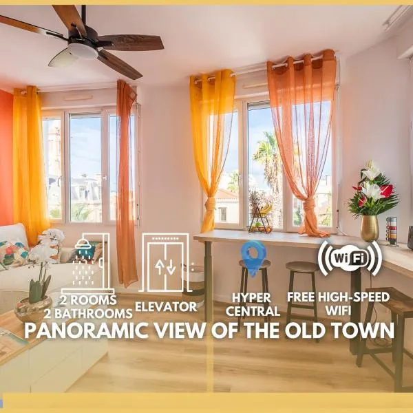 Le Cosy Perpignan Centre, 2 rooms, 2 bathrooms, free WIFI, free parking, lift, central, renovated, spacious, hotel in Perpignan