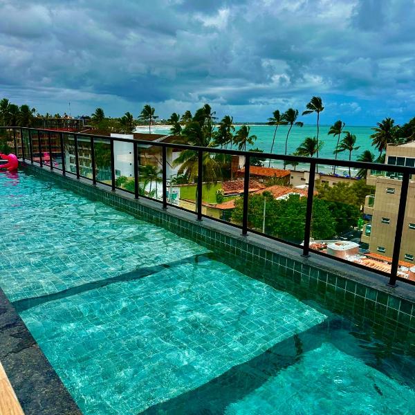 Flats no centro de Porto de Galinhas próximo à praia opções com e sem piscina privativa