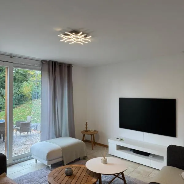 Superbe maison avec vue imprenable sur le lac、ヴェルソワのホテル