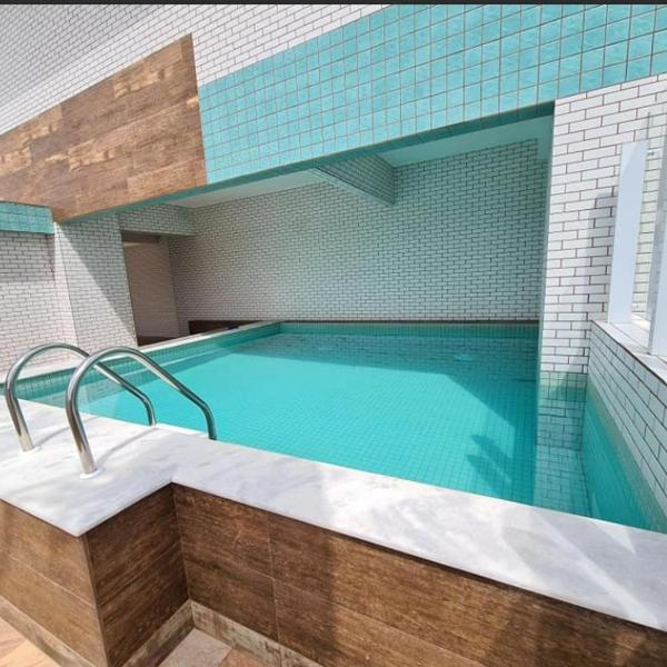 Cantinho Sol & Mar Pé na Areia frente ao Mar com churrasqueira na sacada e piscina - Foto 4