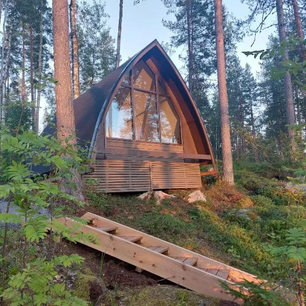 Lumous Forest Hut, Luontovire โรงแรมในHankasalmi