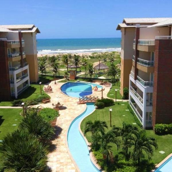 GranSol, Terreo, Pé na areia, 03 qtos, 08 adultos e 02 crianças, a 600m do B PARK