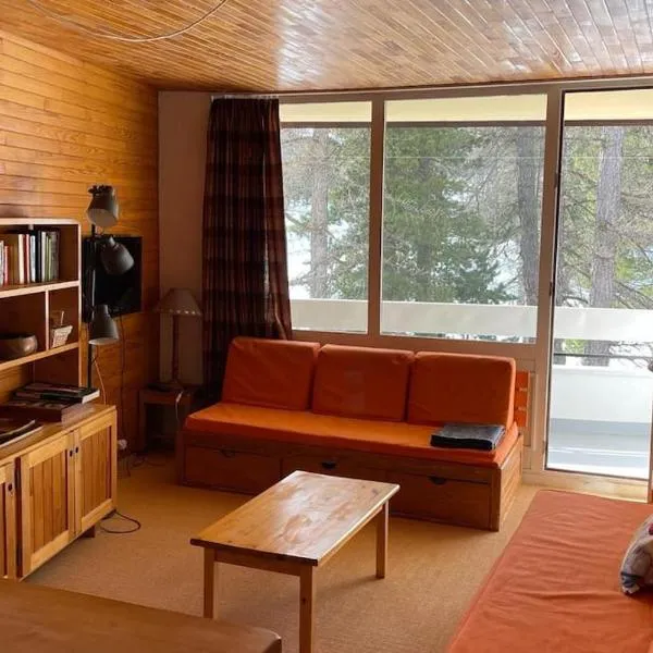 T3 aux Ecrins IV, skis aux pieds à Vars – hotel w mieście Vars