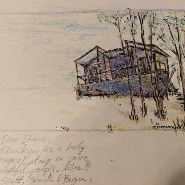 Purple House - corner spa, views and wildlife, hotel v destinaci Hepburn Springs