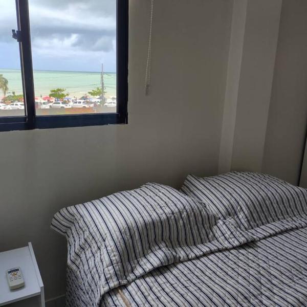 Apartamento aconchegante com vista para o mar