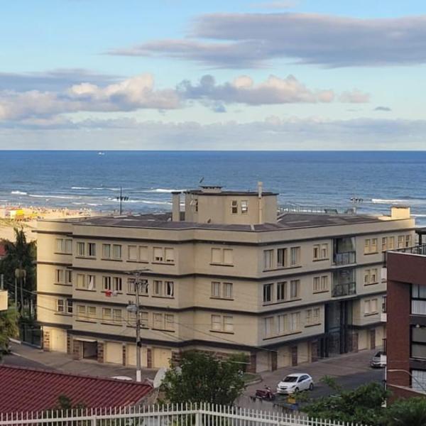Dunas Flat 405 com vista mar, limpeza diária e roupas de cama e banho