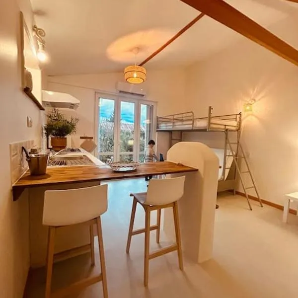 charmant studio avec terrasse, hotel v destinaci Mehun-sur-Yèvre