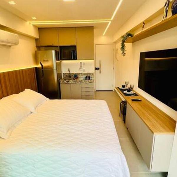 Flat com Piscina Privativa a 50m da Praia - Centro de Porto - Foto 5