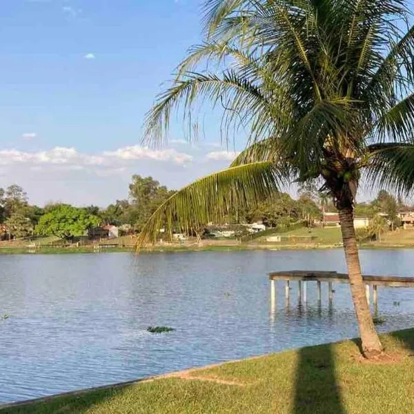Casa de Campo em frente ao Lago em Americana-SP, hotel in Americana