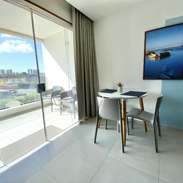 109 - Flat elegante na praia de Jaguaribe - Salvador - Foto 5