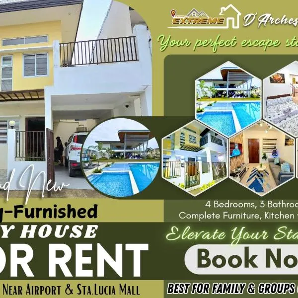 Cozy 4BR Diamond near Airport D'Arches Place, ξενοδοχείο σε Davao City
