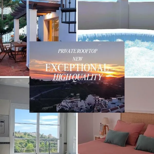Wonder Atic, with private terraces, jacuzzi and stunning views, hotel in Cómpeta