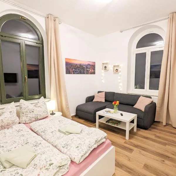 UO0 - Urlaubsmagie - Gemütliche Wohnung für bis zu 6P, hotel v destinaci Sebnitz