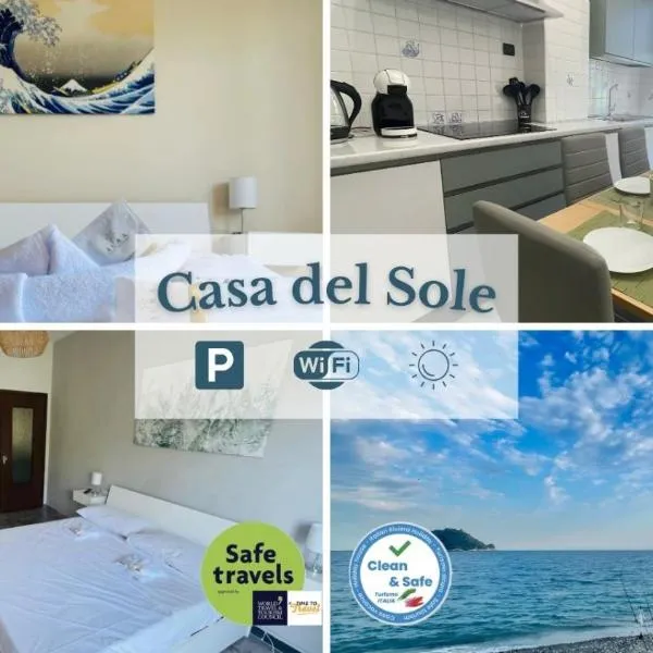 House of Sun - beach at 400m, in Albenga Liguria, hotel in Albenga