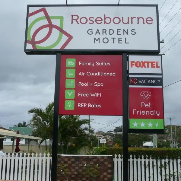 Rosebourne Gardens Motel, hotel em Woolgoolga