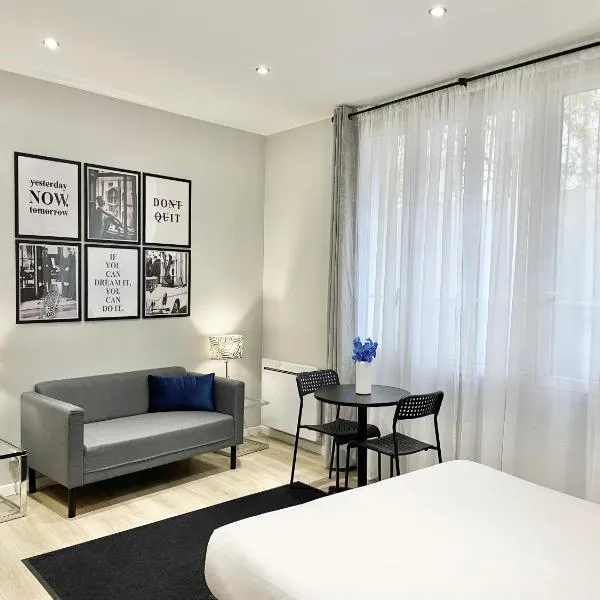 Charming Studio Paris la Défense, hotel v destinaci Puteaux