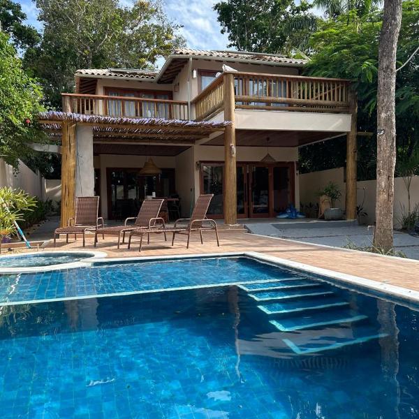 Full-service Casa Trancoso, new house, 10 mins walk to Beach & Quadrado