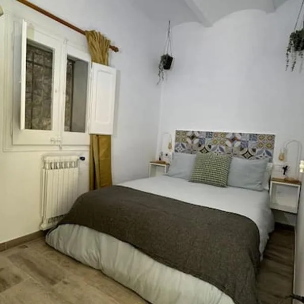 Habitación El Patufet en Casa Camí de les Aigües Monistrol de Montserrat, hotel Monistrolban