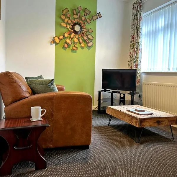 Cosy & convenient Consett flat、コンセットのホテル