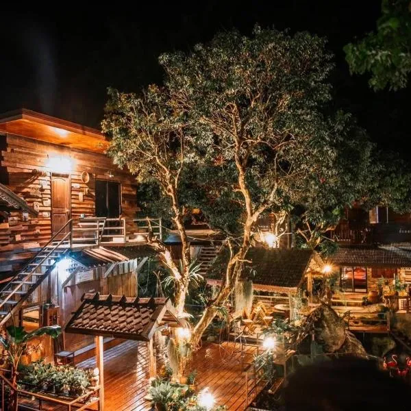 บ้านป้อหลวงแม่หลวง แม่กำปอง Baanporluangmaeluang Maekampong, hotel v destinaci Chiang Mai
