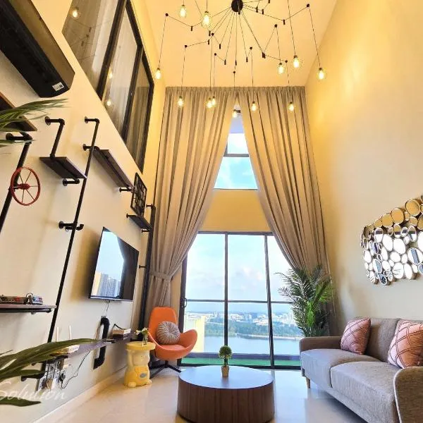 Loft Suite Seaview 2BR JB CIQ 7Pax, hotel in Johor Bahru