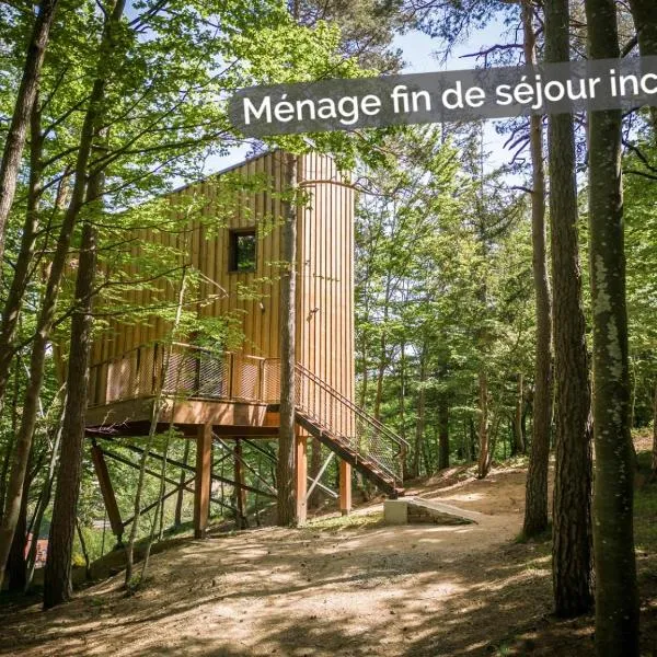 Gîte Cabane insolite dans les Cévennes – Les Sous-Bois, מלון בLa Bastide-Puylaurent