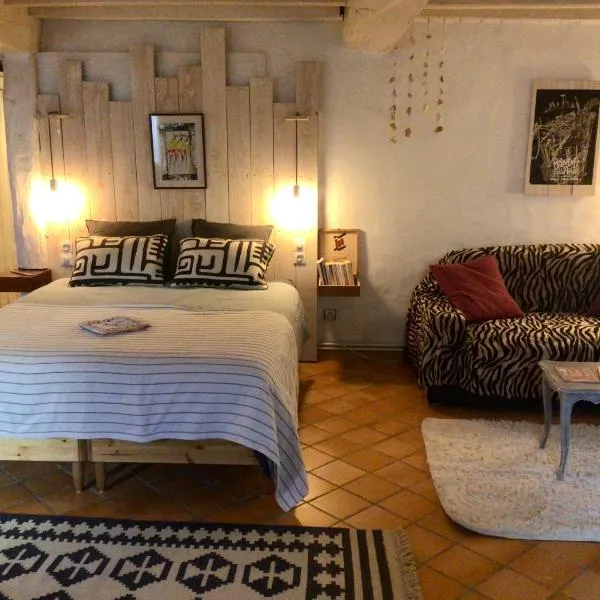 La grotte du pèlerin - Appartement semi-troglodyte, hôtel à Saintes