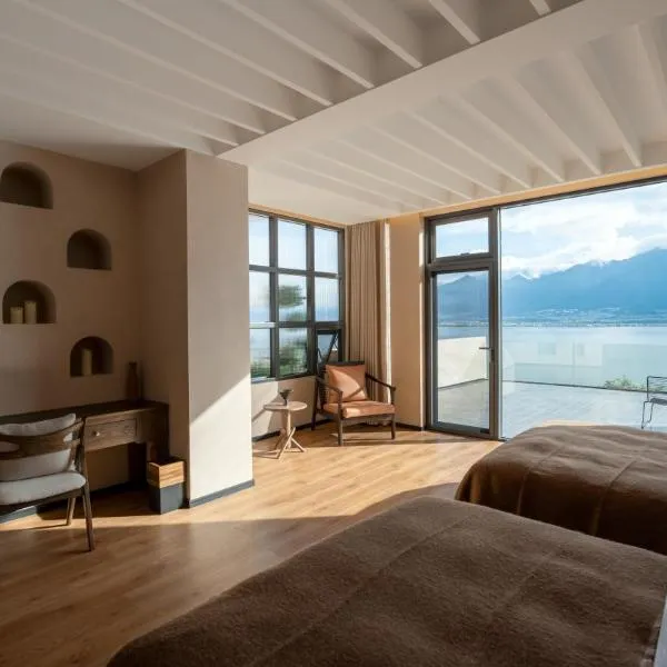 大理石之上Cloud Edge Cabin全视野苍洱半山海景别墅酒店洱海观景店, hotel in da