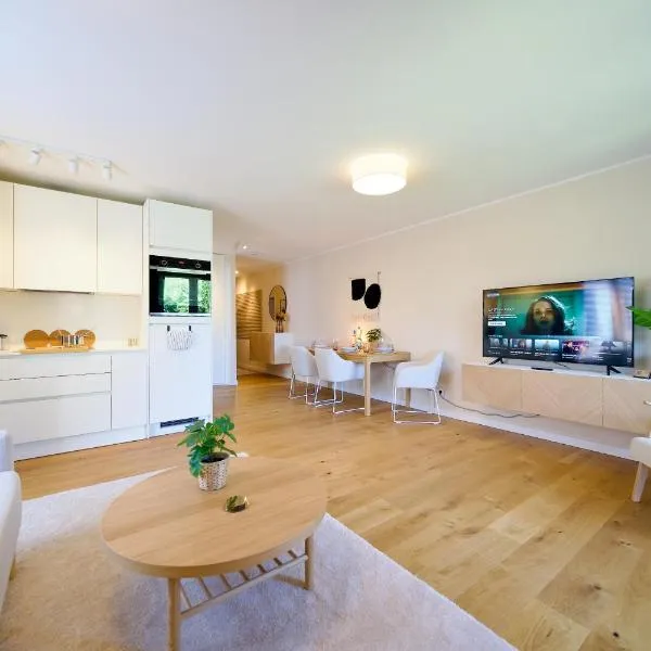 EDLER WOHNRAUM Schwanenteich-Oase mit Balkon, Kaffeevollautomat, Lift & Parkplatz, hotel sa Zwickau