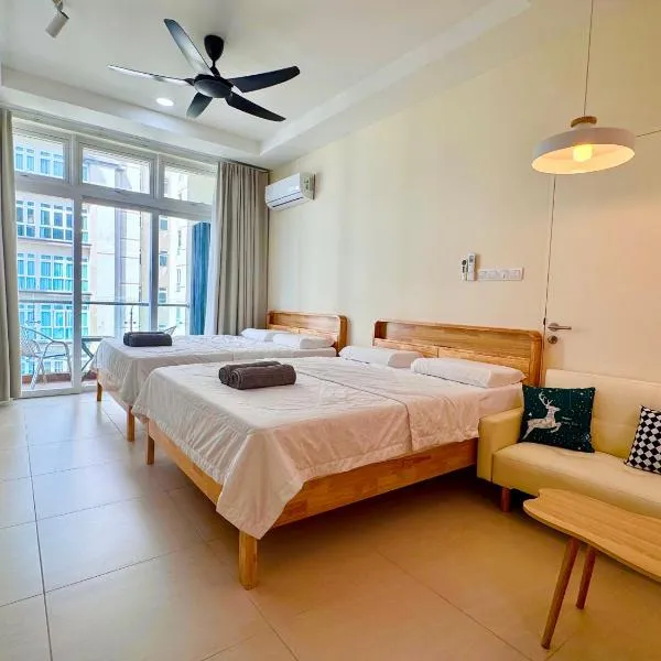Riverine Diamond RDA12 Studio CK - Free 1 Parking, Netflix & Cozy Retreat Couples, Families, hotel in Kuching