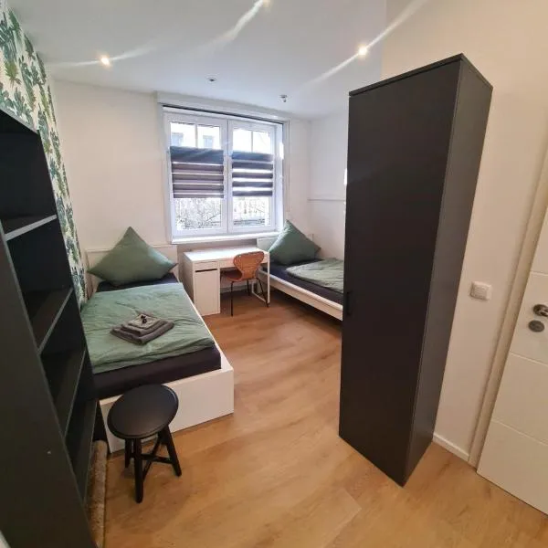 Wohnung Ilz - im Zentrum, Parkplatz, Küche, getrennte Betten, hotel v Pasově